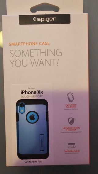Custodia Spigen Tough Armor iPhone XR Blu