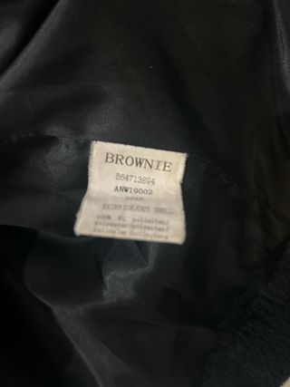 Chaqueta pelo Brownie negra Talla S