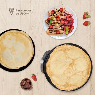 Crepera eléctrica Valine negra