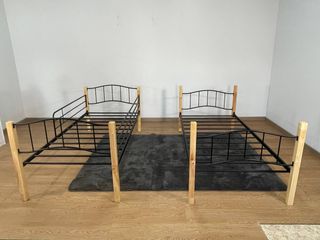 Litera 90x190cm Metal y Madera