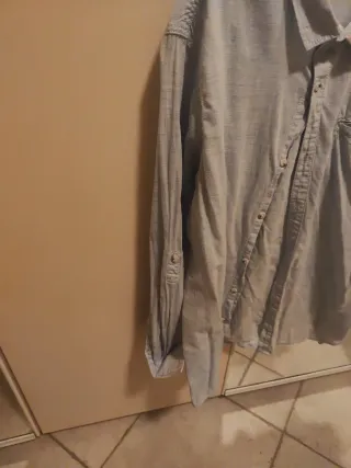 Camicia OVS ragazzo celeste cotone