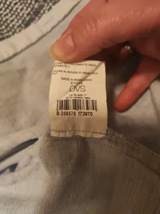 Camicia OVS ragazzo celeste cotone