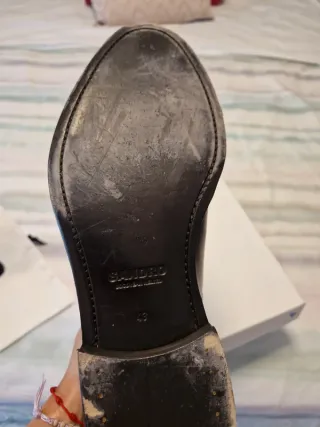 Botines Sandro Negros Piel