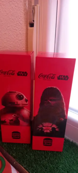2 bottiglie Coca-Cola Collezione Star Wars