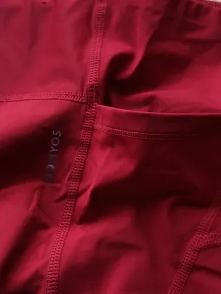 Leggings fitness domyos rojos Mujer Talla XXL