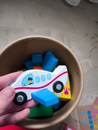 Playtive Construcción Ciudad Bloques Madera