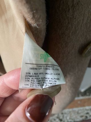 Cappotto lana alpaca mohair Sara Glenzer