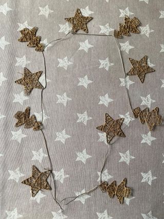 Adorno Navideño - guirnalda - estrella y árbol