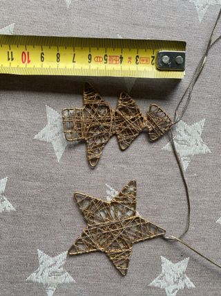 Adorno Navideño - guirnalda - estrella y árbol