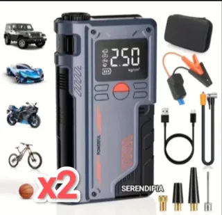 2 ARRANCADORES COMPRESORES PARA COCHE.