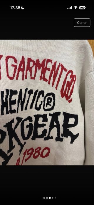 Jersey Stüssy Authentic Workgear Beige