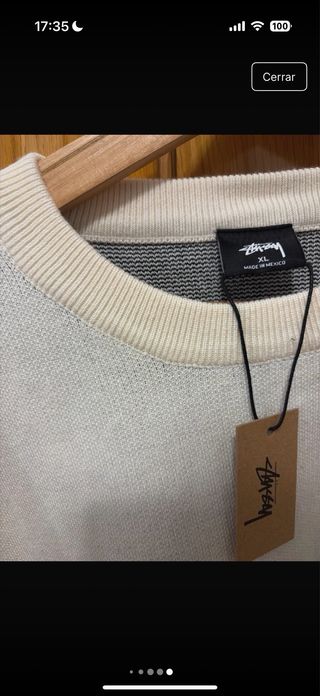 Jersey Stüssy Authentic Workgear Beige