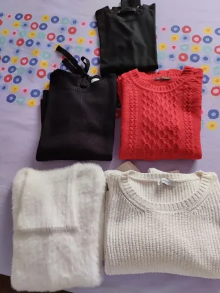 Lote 4 jerseys mujer