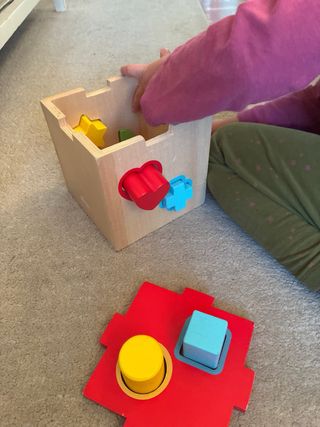 Juego de encaje de madera para bebé