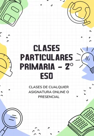 Clases particulares primaria - 2º ESO