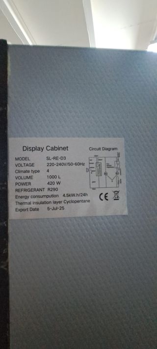 NEVERAS DE BEBIDAS MARCA GLOBAL NUEVAS