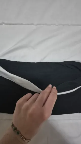 Top mujer negro y blanco