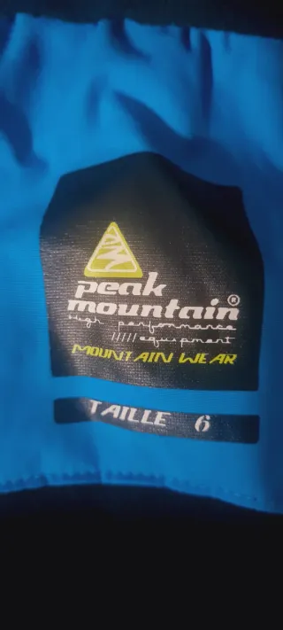 Chaqueta Infantil Nieve Peak Mountain Azul