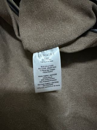 Bolso Lemaire Cubo Beige/Marrón