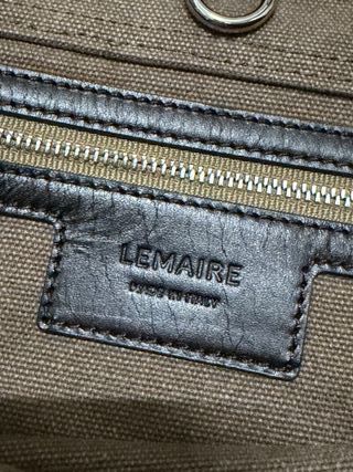 Bolso Lemaire Cubo Beige/Marrón