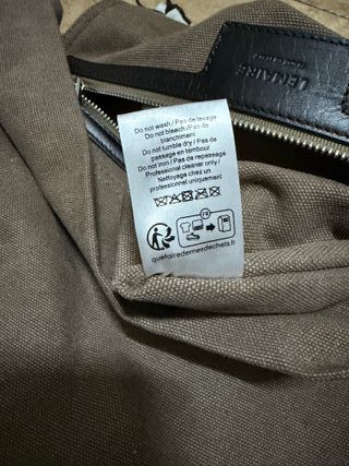 Bolso Lemaire Cubo Beige/Marrón