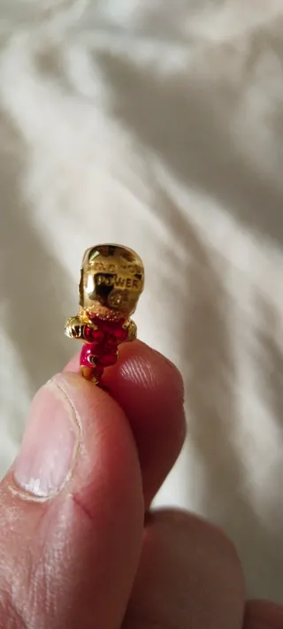 Charm Pandora × Marvel Iron Man Oro 14k