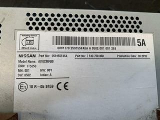 Nissan 56056 pantalla gps 259155fa5a micra v (k14)