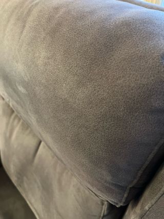 Butaca reclinable tela gris