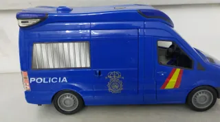 Furgón Policía Juguete Azul