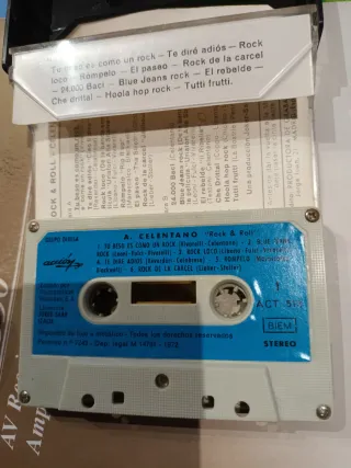 Casete Rock & Roll Celentano