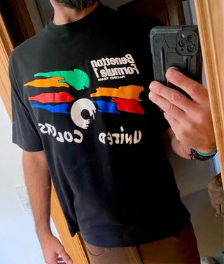 BENETTON FORMULA 1 CAMISETA Racing Team F1 AÑOS 90