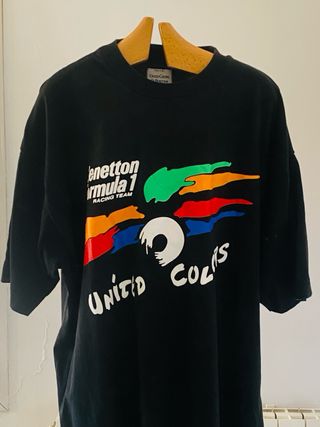 BENETTON FORMULA 1 CAMISETA Racing Team F1 AÑOS 90