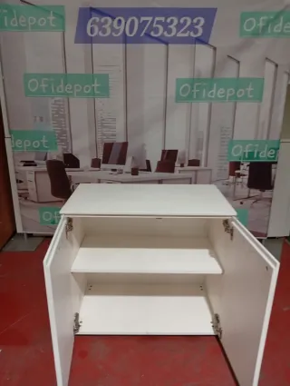 Armario de oficina blanco