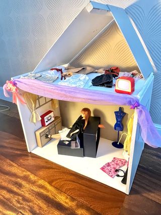 Casita Barbie con Accesorios muñeca ropa zapatos