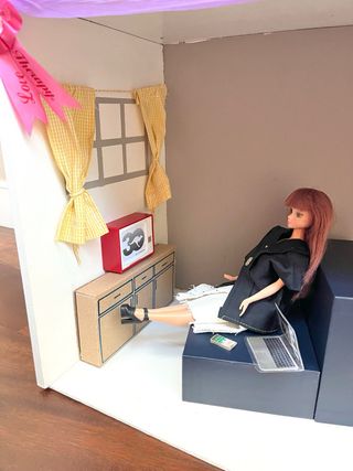 Casita Barbie con Accesorios muñeca ropa zapatos