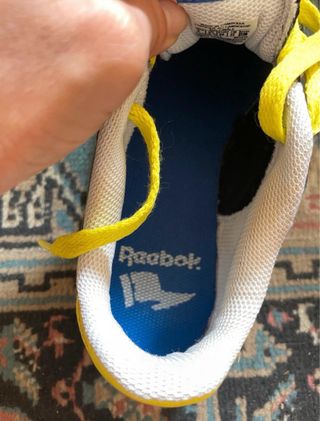Scarpe Reebok nere e gialle