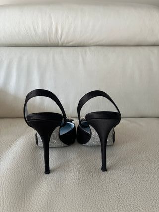 Chiara Ferragni Decolletè Nera Tacco 10 Seta