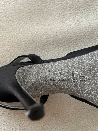 Chiara Ferragni Decolletè Nera Tacco 10 Seta