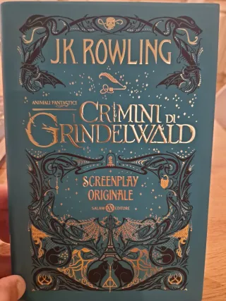 ANIMALI FANTASTICI + GRINDELWALD Screenplay libri