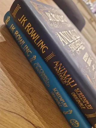 ANIMALI FANTASTICI + GRINDELWALD Screenplay libri