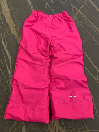 Pantalones de esquí niña y calcetines