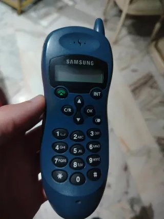 Teléfono Samsung Azul