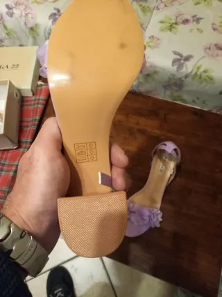 Scarpe con tacco BOTTEGA 22 viola