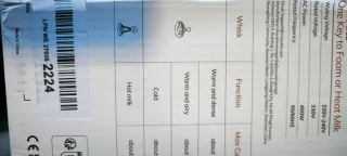 Espumador leche blanco morpilot