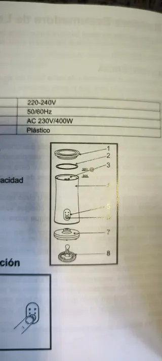 Espumador leche blanco morpilot