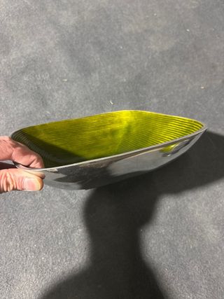 Adorno marca ipalacio decorativo aluminio y vidrio