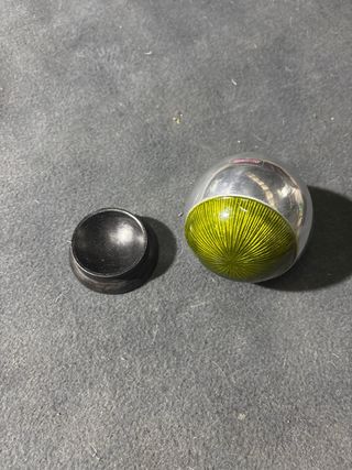 Adorno marca ipalacio decorativo aluminio y vidrio