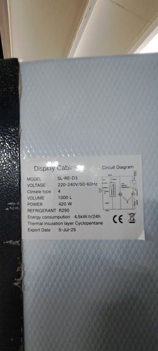 NEVERAS DE BEBIDAS MARCA GLOBAL NUEVAS