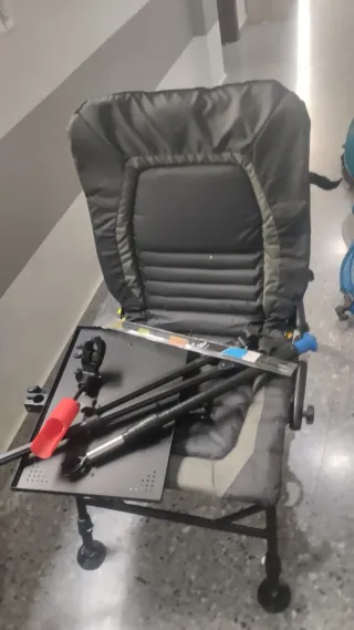 Kit pesca  feeder y accesorios