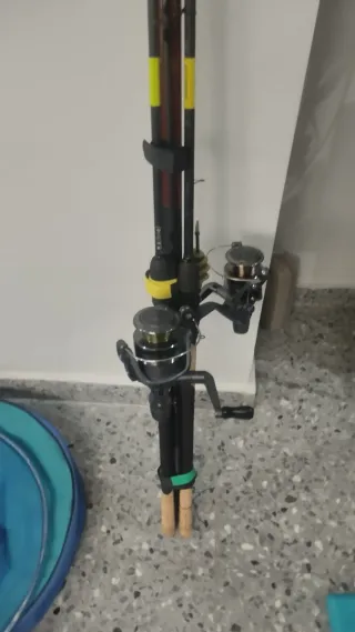 Kit pesca  feeder y accesorios